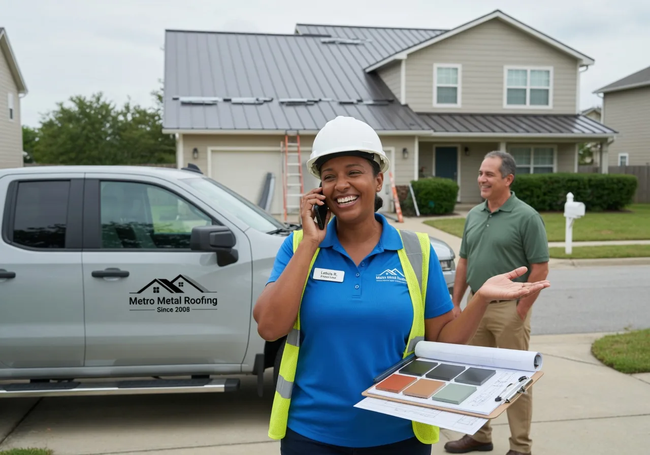 Storm Damage Metal Roof Repair in Cornersville, TN